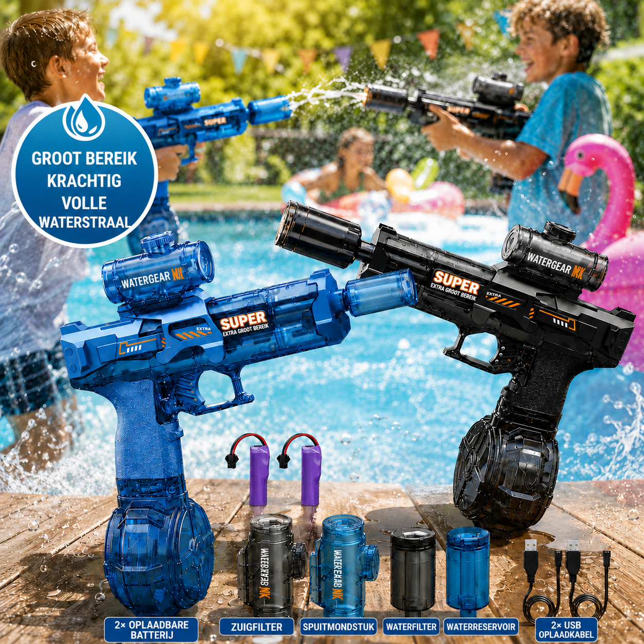 WaterFun - Elektrisch Waterpistool